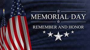 Memorial Day, your library is closed today