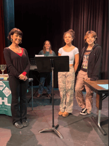 Jefferson sisters with accompanist.