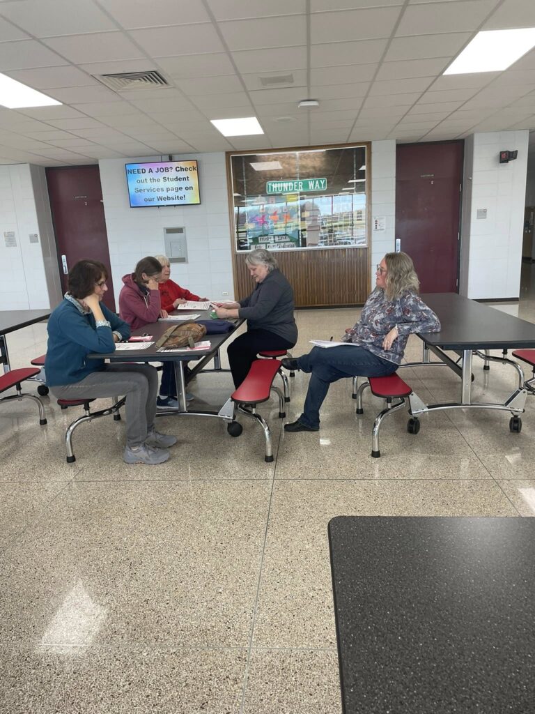 Subcommittee meeting on site at high school