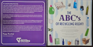 Book cover: ABC's of recycling right!